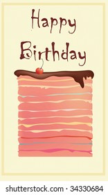 Congratulation  postcard
