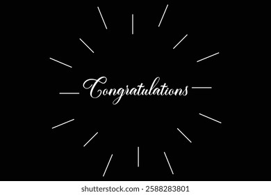 Congratulation text design for wishing card design. congratulation calligraphy , hand drawn lettering , congrats grads on white background eps 888.