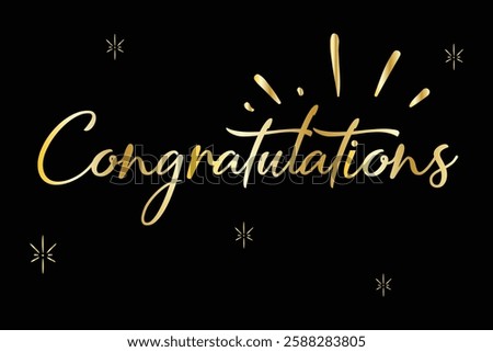 Congratulation text design for wishing card design. congratulation calligraphy , hand drawn lettering , congrats grads on white background eps 888.