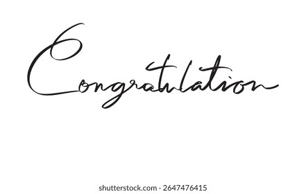 Congratulation text font calligraphy hand written lettering script black color object icon congratulation business party banner anniversary congratulation surprise graduation congratulation ceremony 