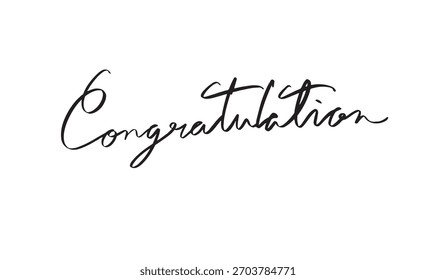 Parabéns texto fonte caligrafia mão escrita alfabetização script cor preta objeto ícone comemoração festa saudação cartão faixa educação escola estudo congratulação evento