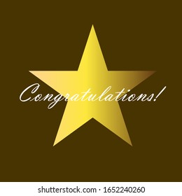 congratulations, beautiful greeting card background or template banner. vector design illustration