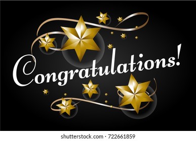 congratulations, beautiful greeting card poster