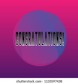congratulations, beautiful label, background or sign with summer vibes theme or holidays. vector design