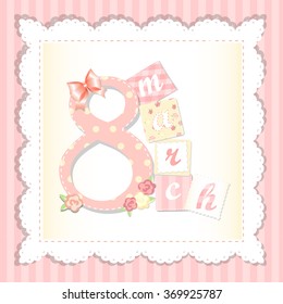 congratulations card. 8 march