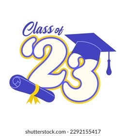 Congratulations Class of 2023. Congratulations graduates 2023 banner.