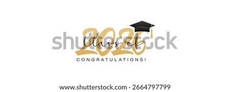 Congratulations Class of 2026 graduation quotes Typography Background