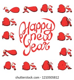 Congratulations concept for the new year 2019. 