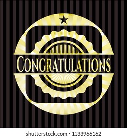 Congratulations gold badge