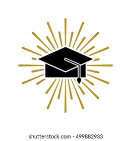 congratulations grad celebration card vector illustration design