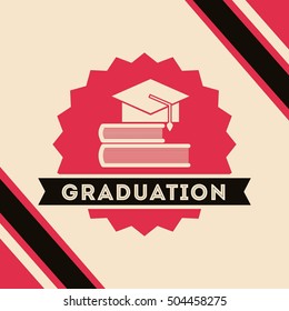 congratulations grad celebration card vector illustration design