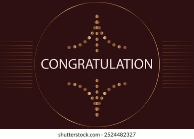 Congratulations gradient lettering greeting sign. Congratulations message banner in colored text. Text for card, T-shirt print, banner, poster, web, notebook, vector illustration.