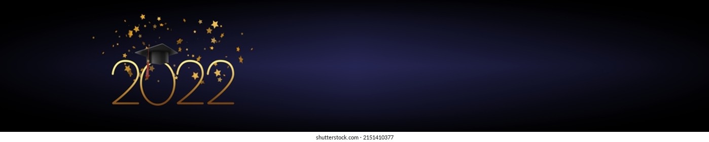 Congratulations Graduates of 2022 for congratulation, invitation card. Text for design of graduation, congratulatory event, t-shirt, party, high school or college graduate.Vector 2022