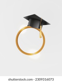 Congratulations graduates banner concept. Class of 2023. University or High school graduation design template for blogs, greeting cards or party invitation. Vector