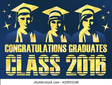 Congratulations graduates class of 2016 poster