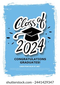 felicitaciones graduados vector diseño gráfico