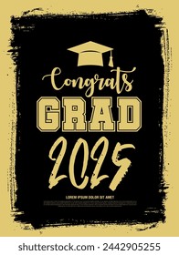 congratulations graduates vector graphic design