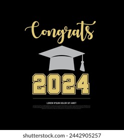 congratulations graduates vector graphic design