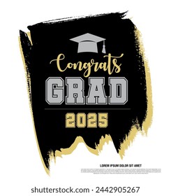 congratulations graduates vector graphic design