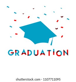 Congratulations Graduates Vector Template Design Illustration