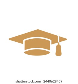 Congratulations graduation. Class of 2024. Graduation cap icons. Academy of Education School of Learning