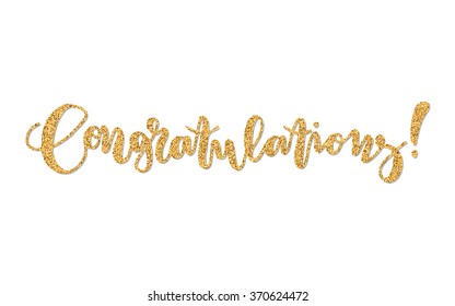 Congratulations. Hand lettering/Hand drawn quote lettering/inspirational phrase/modern calligraphy/lettering/phrase/Hand drawn modern calligraphy/brush calligraphy/quote lettering/gold