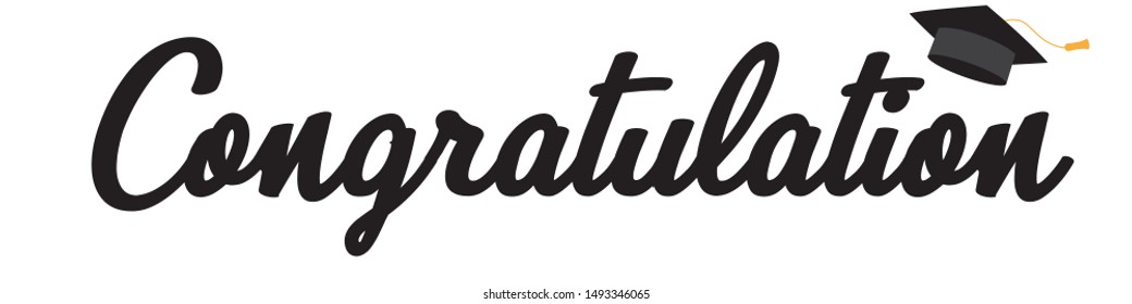 Congratulations, happy banners with colorful decorations. Latin handwriting brushes, writing, bright and festive background. Vector illustration for greeting