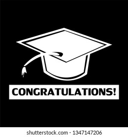 CONGRATULATIONS ICON VECTOR