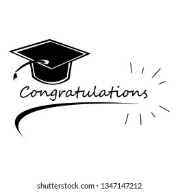 CONGRATULATIONS ICON VECTOR