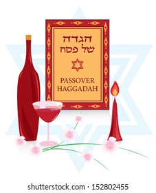 congratulations to the Jewish holiday of Passover, and a few characters for the Passover Seder