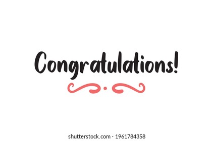 343 Congrats typo Images, Stock Photos & Vectors | Shutterstock