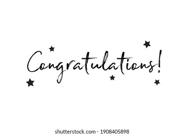 Congratulations lettering text pattern. Congratulations party text vector. 