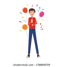 Congratulations logo  with white background