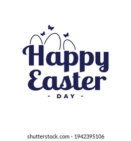 Congratulations on the Easter holiday on a white background - Vector illustration
