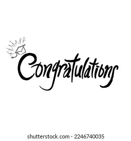 congratulations on graduation congratulations card written in Korean calligraphy
