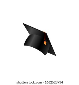 Congratulations On Graduation, Realistic Graduate Hat, Vector