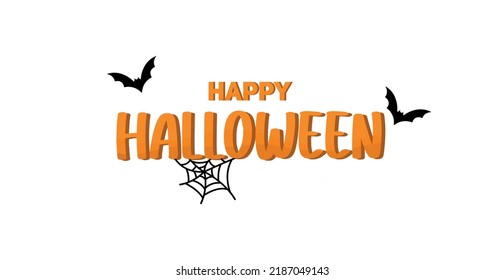 Congratulations on the holiday of the dead, happy Halloween - Vector illustration