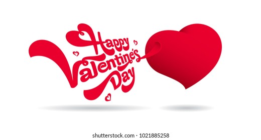 Congratulations on Valentine's day, card. A nice gift to loved ones and relatives