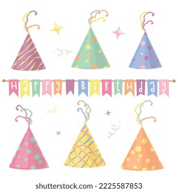 congratulations on your birthday, holiday, and an invitation card. there are balloons, gift boxes, confetti vector illustration