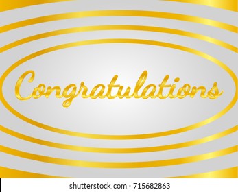 Congratulations Poster Banner Background. Template Concept Design. Celebration And Graduation Card. Vector Illustration