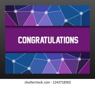 congratulations purple label