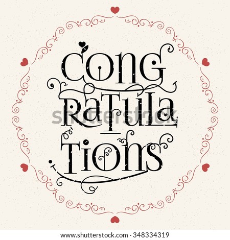 congratulations retro style poster congratulations banner template congratulations banner template