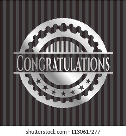 Congratulations silver emblem