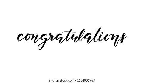 Congratulations Cursive Images, Stock Photos &amp; Vectors | Shutterstock