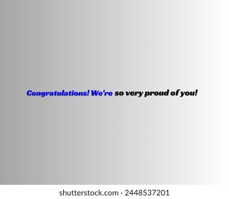 Congratulations! text vector design in beautiful background