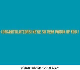 Congratulations! text vector design in beautiful background