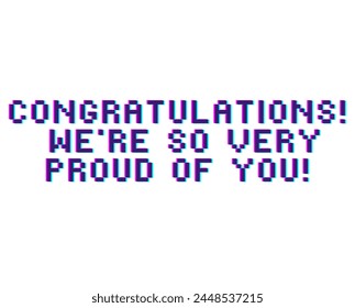 Congratulations! text vector design in beautiful background