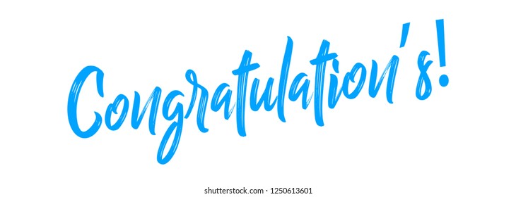 Congratulations Vector typography Background.Typography for photo overlay or heading, title for compliment card -- birthday, wedding, office party etc. Compliment wishes card.