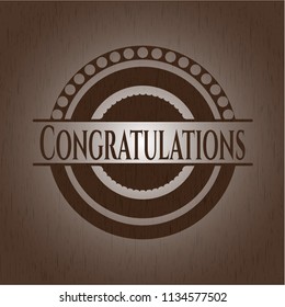 Congratulations wood emblem