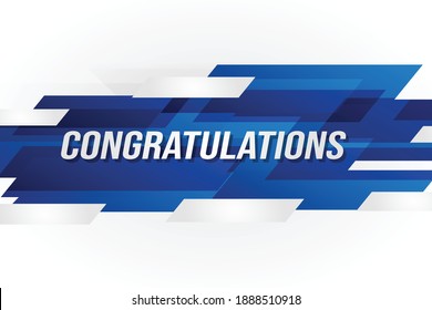 congratulations word concept vector illustration with modern futuristic  3d style for landing page template ui web mobile app poster banner flyer background gift card coupon label wallpaper facebook 